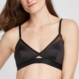 S Women's Satin Triangle Bralette - Auden™